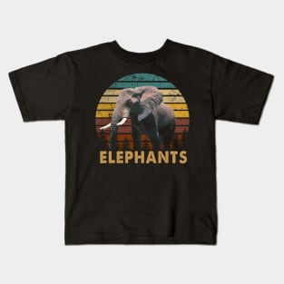 Whisker Whispers Elephant Chronicles, Stylish Tee Extravaganza Kids T-Shirt